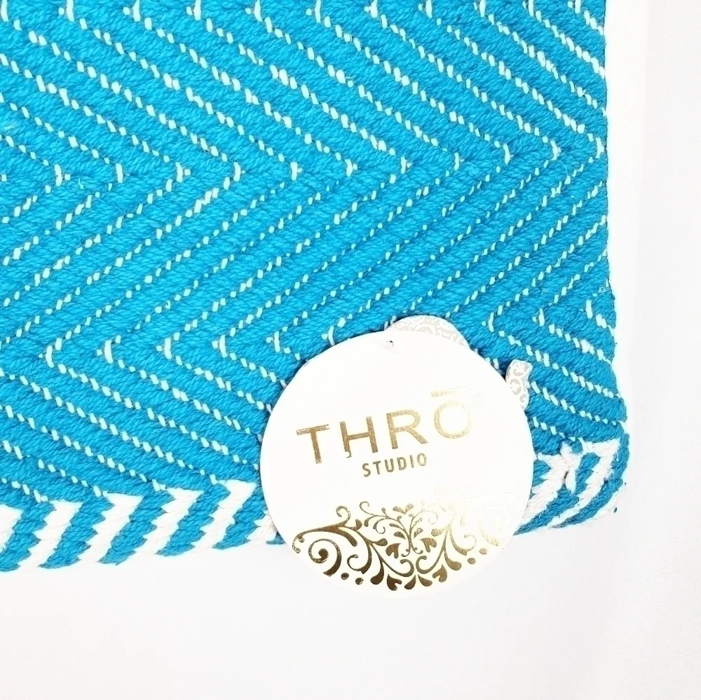Thro boho stripe decorative accent pillowcase NWT